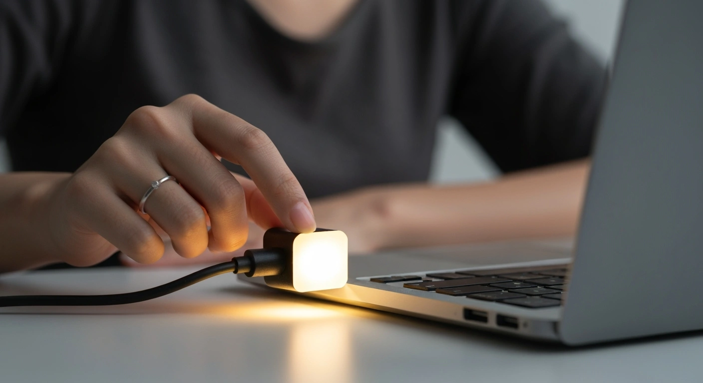 Sprawdź połączenia: porty USB, adaptery i kable