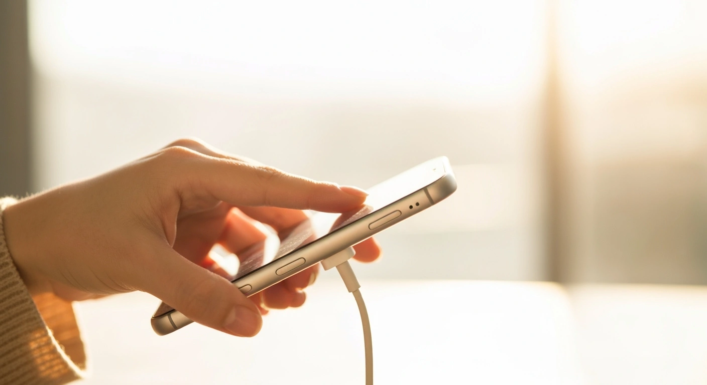 Optymalna procedura pierwszego ładowania iPhone'a